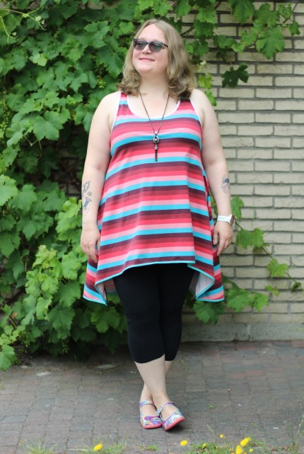Tank top/tunic with a twist Made By Runi